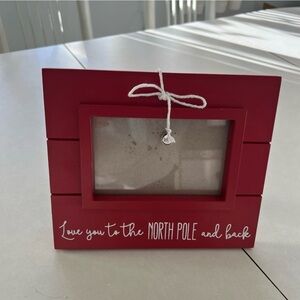 Red Photo Frame with Sentiment